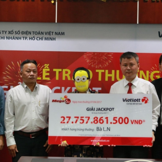 Jackpot nổ mừng VTC Plus tiếp nhận ghi hình Vietlott