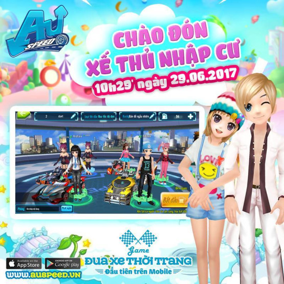 Au speed ấn định lăn bánh vào 10h29 ngày 29/6/2017