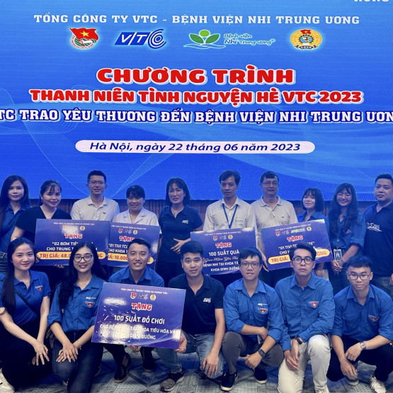 Đoàn Thanh niên VTC Mobile trao yêu thương đến Bệnh viện Nhi Trung Ương